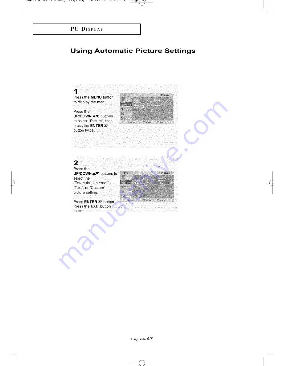 Samsung LT-P2045 Owner'S Instructions Manual Download Page 51