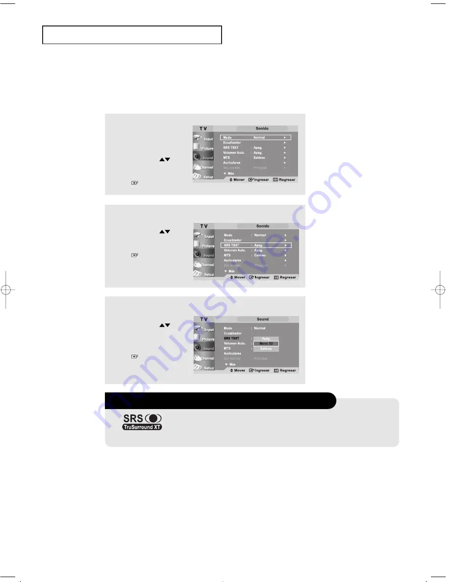 Samsung LT-P326W Manual De Instrucciones Download Page 55