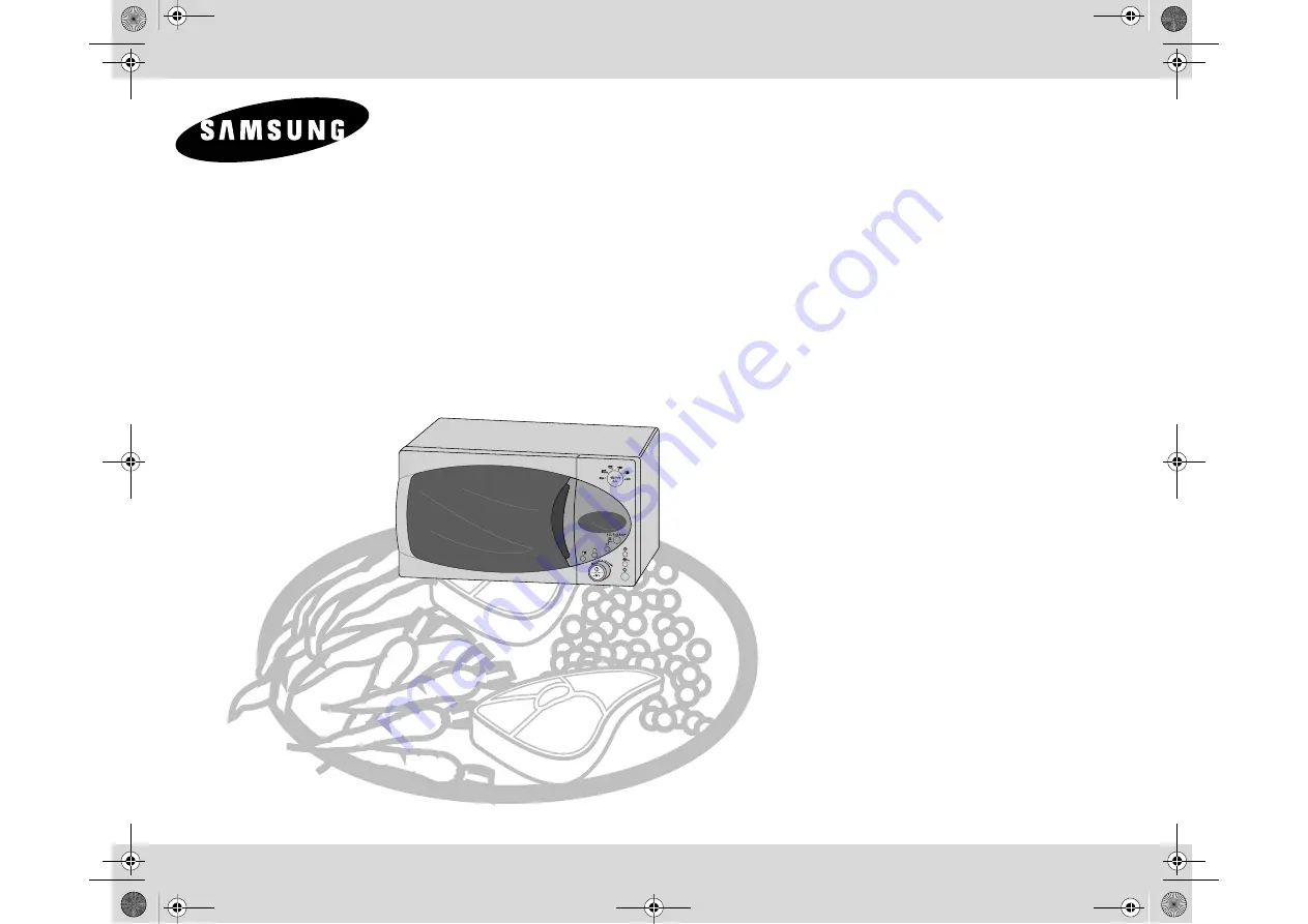 Samsung M1974NCE Owner'S Instructions And Cooking Manual Download Page 1