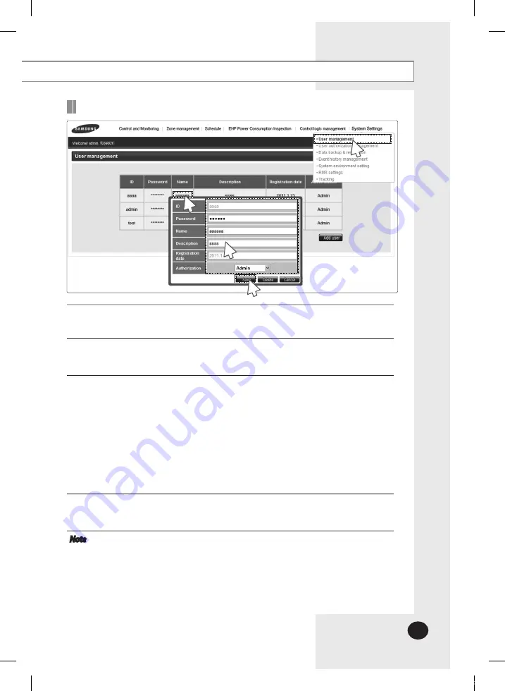 Samsung MIM-D00A User Manual Download Page 99