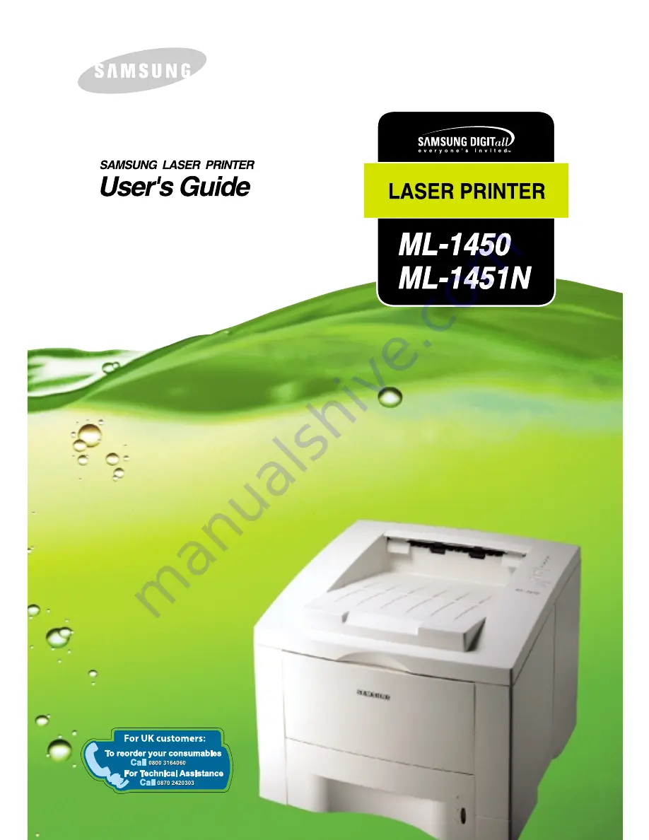 Samsung ML-1451N User Manual Download Page 1