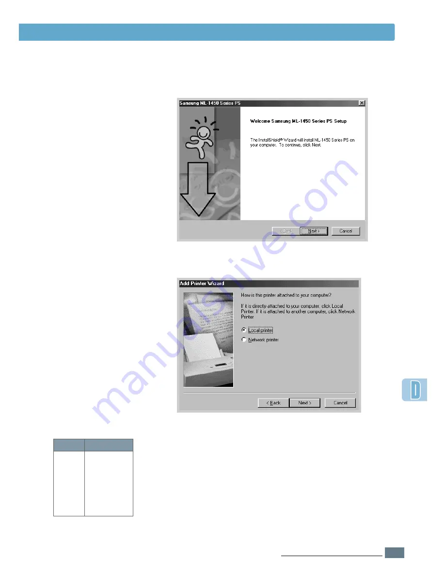 Samsung ML-1451N User Manual Download Page 176