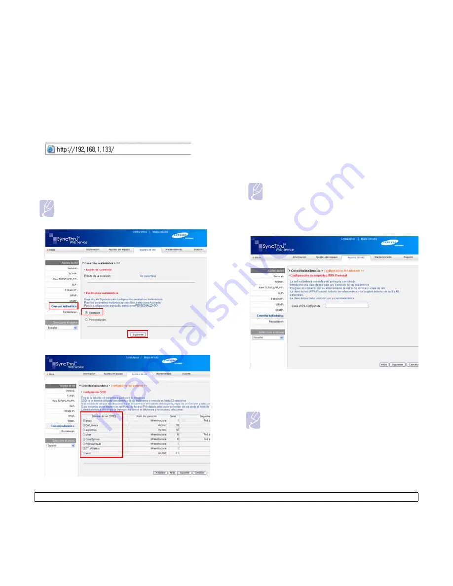 Samsung ML-1630W - Personal Wireless Mono Laser... Manual Del Usuario Download Page 26