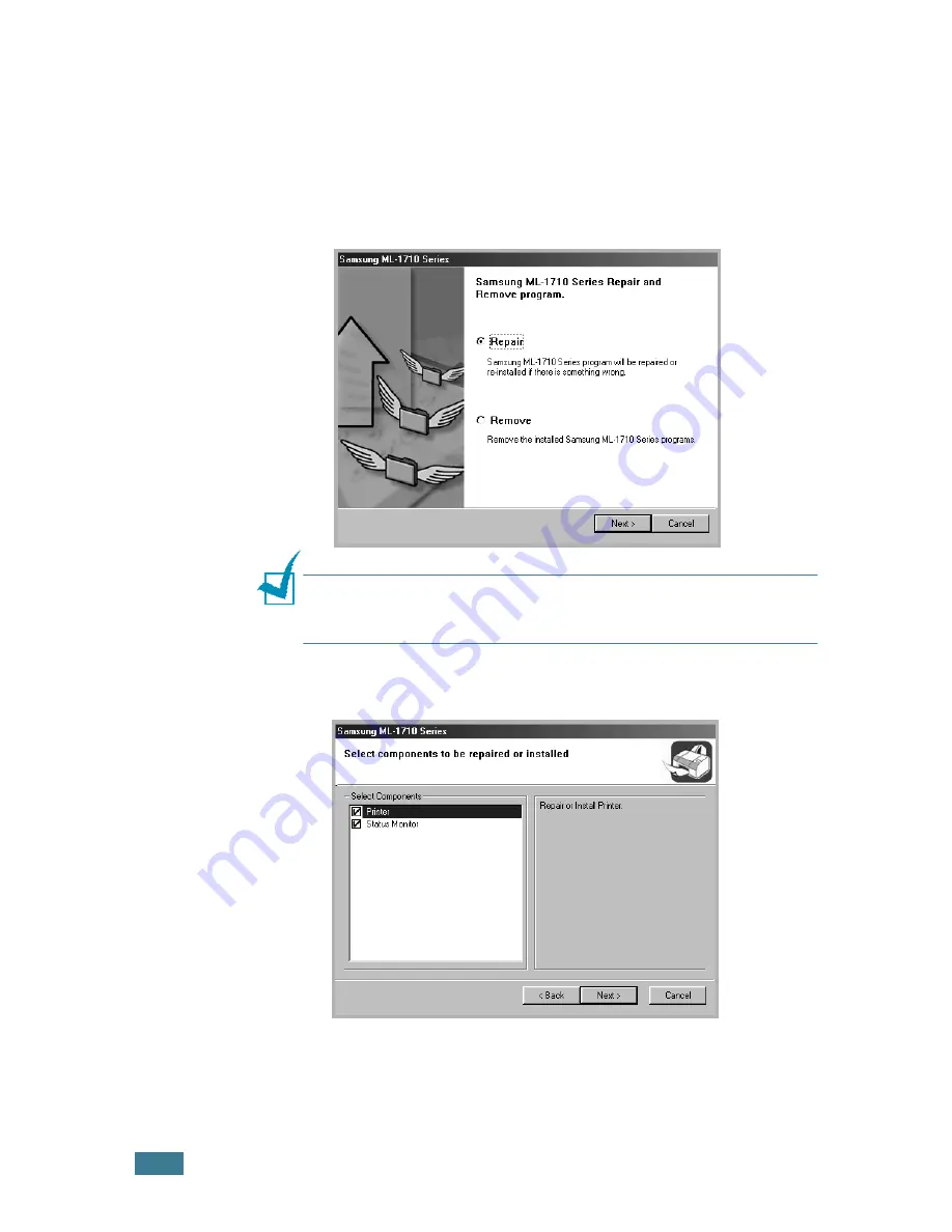 Samsung ML-1710P User Manual Download Page 37