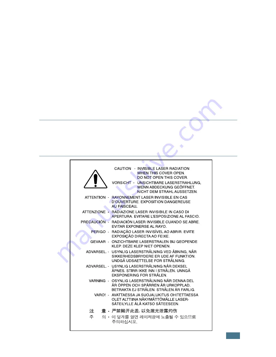 Samsung ML 2150 - B/W Laser Printer Manual Del Usuario Download Page 8