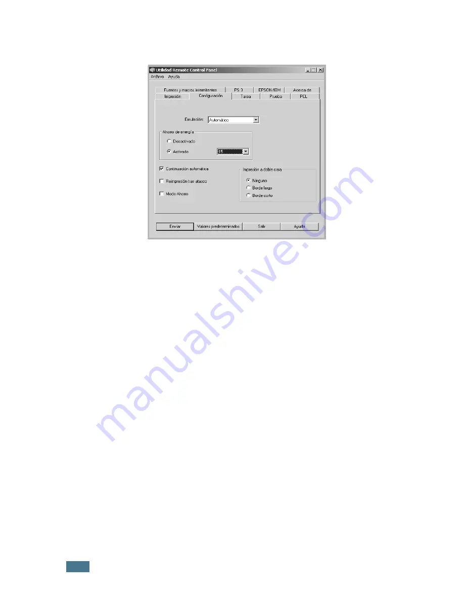 Samsung ML 2150 - B/W Laser Printer Manual Del Usuario Download Page 189