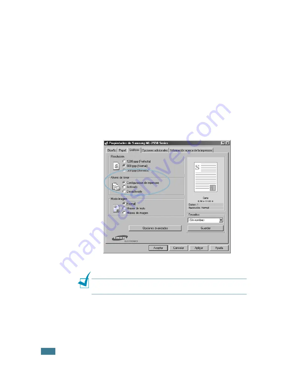 Samsung ML-2550 Manual Del Usario Download Page 102