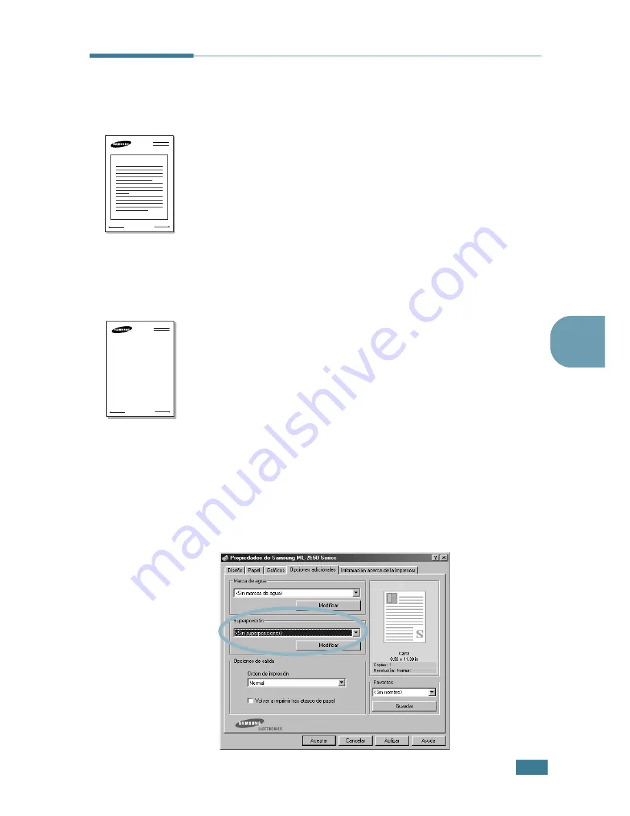 Samsung ML-2550 Manual Del Usario Download Page 113