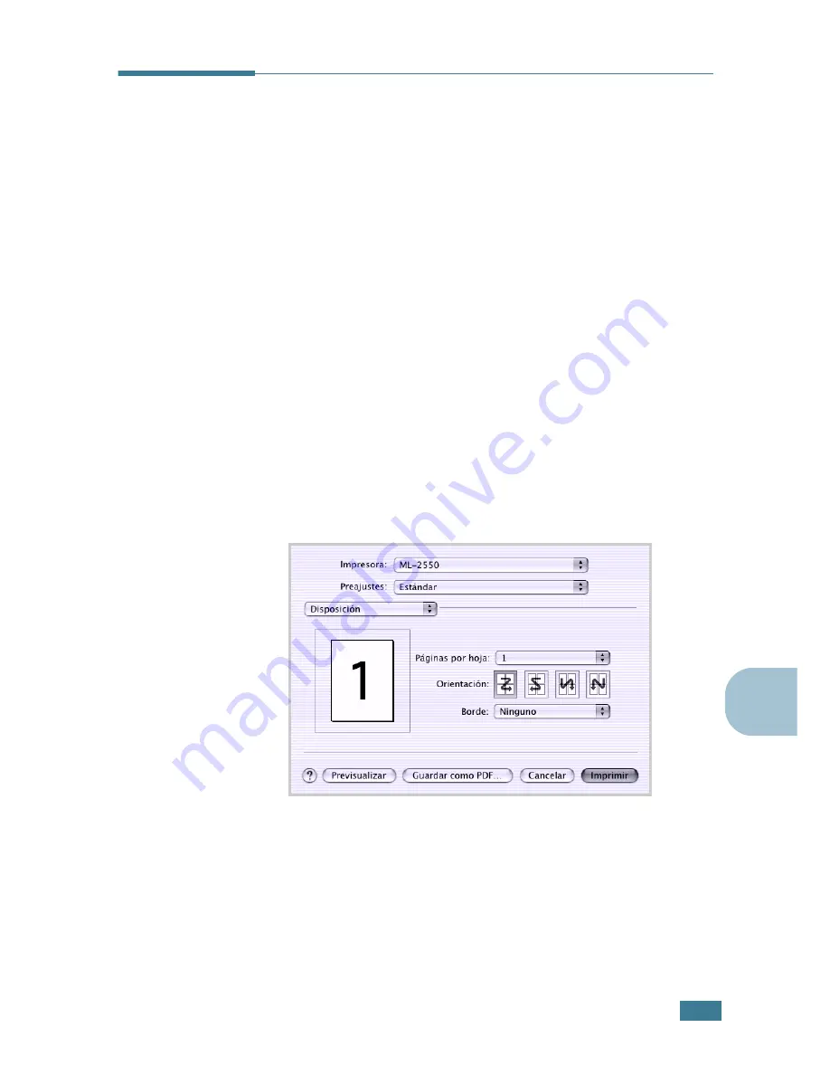 Samsung ML-2550 Manual Del Usario Download Page 165