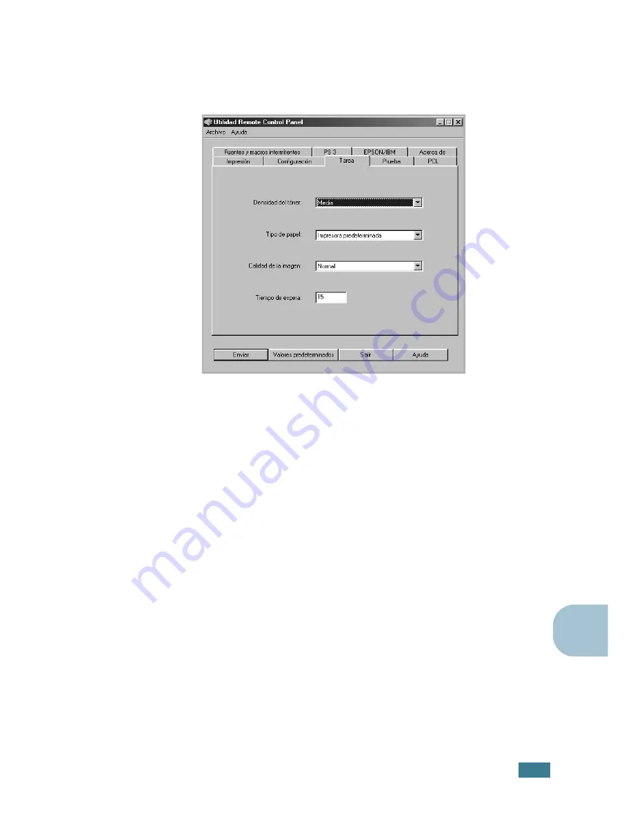 Samsung ML-2550 Manual Del Usario Download Page 191