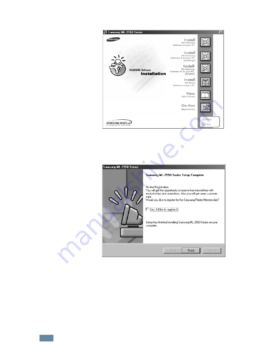 Samsung ML-2550 User Manual Download Page 41