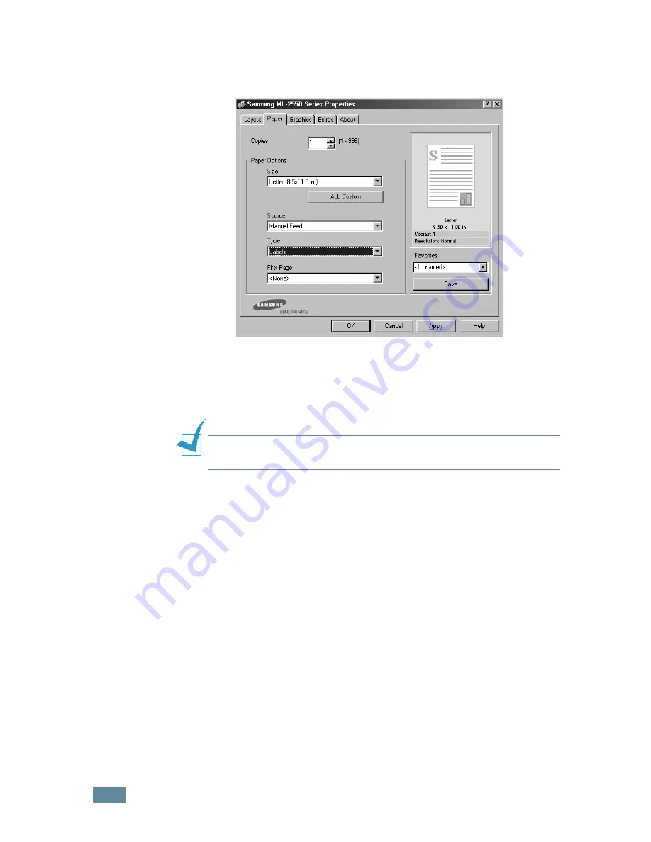 Samsung ML-2550 User Manual Download Page 83