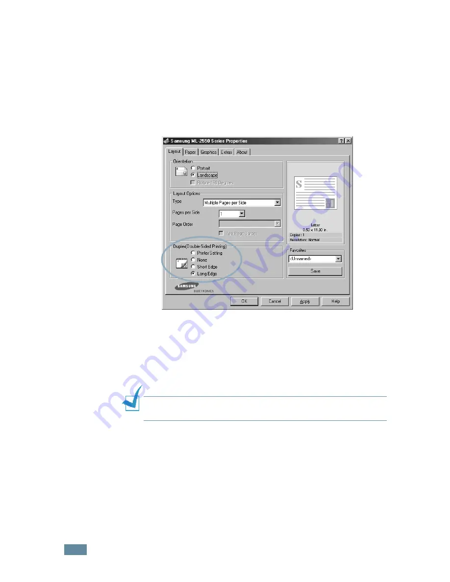 Samsung ML-2550 User Manual Download Page 101