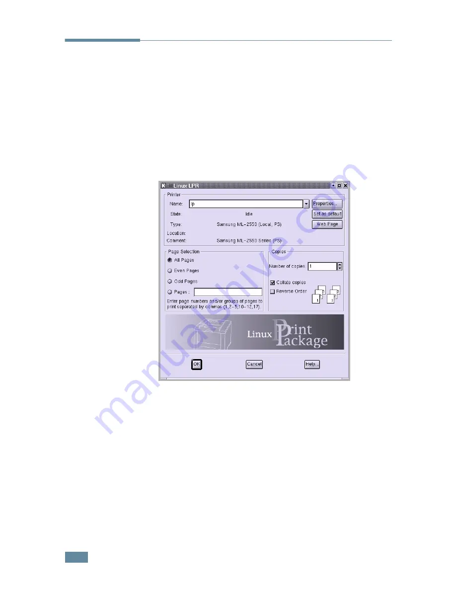 Samsung ML-2550 User Manual Download Page 179