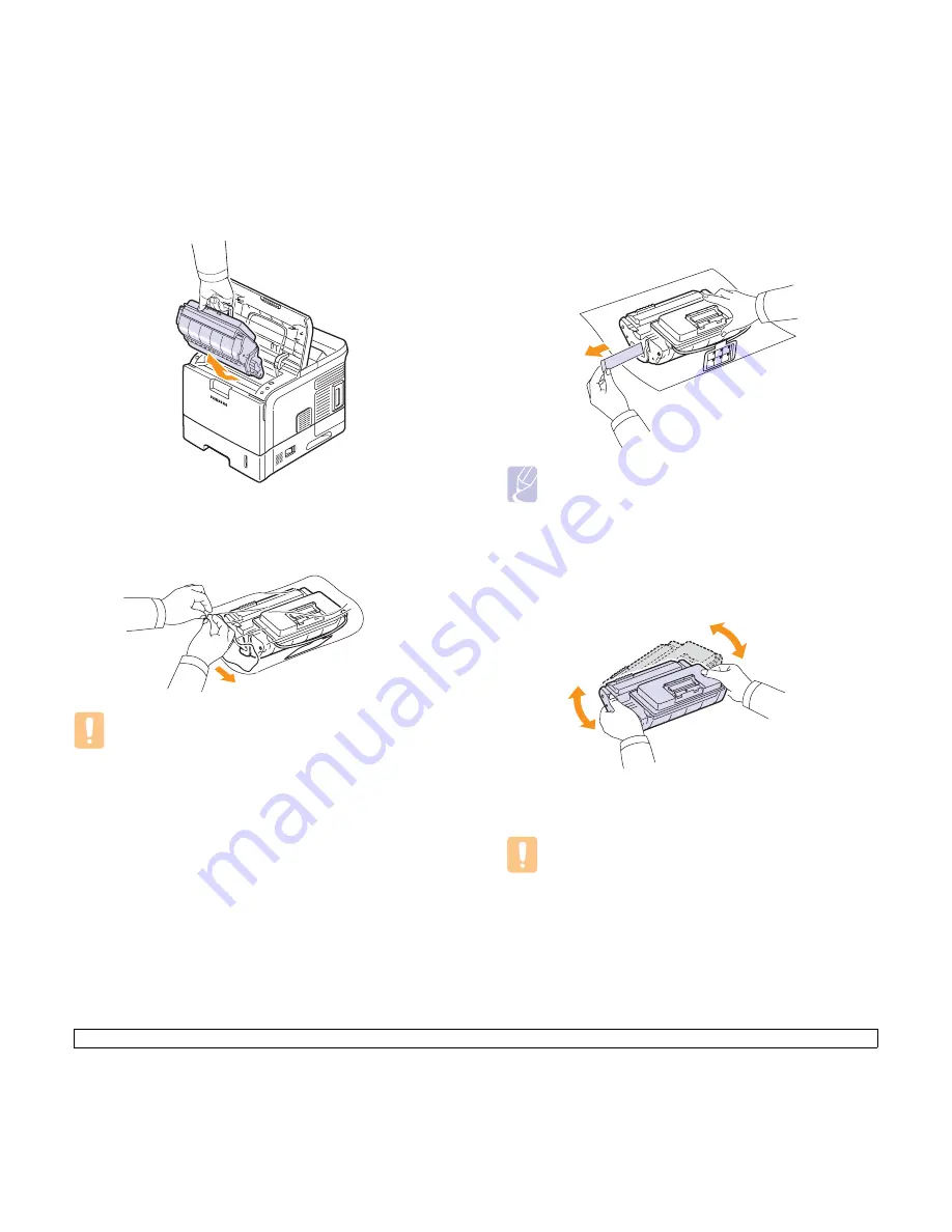 Samsung ML 4050N - B/W Laser Printer Manual Del Usuario Download Page 44