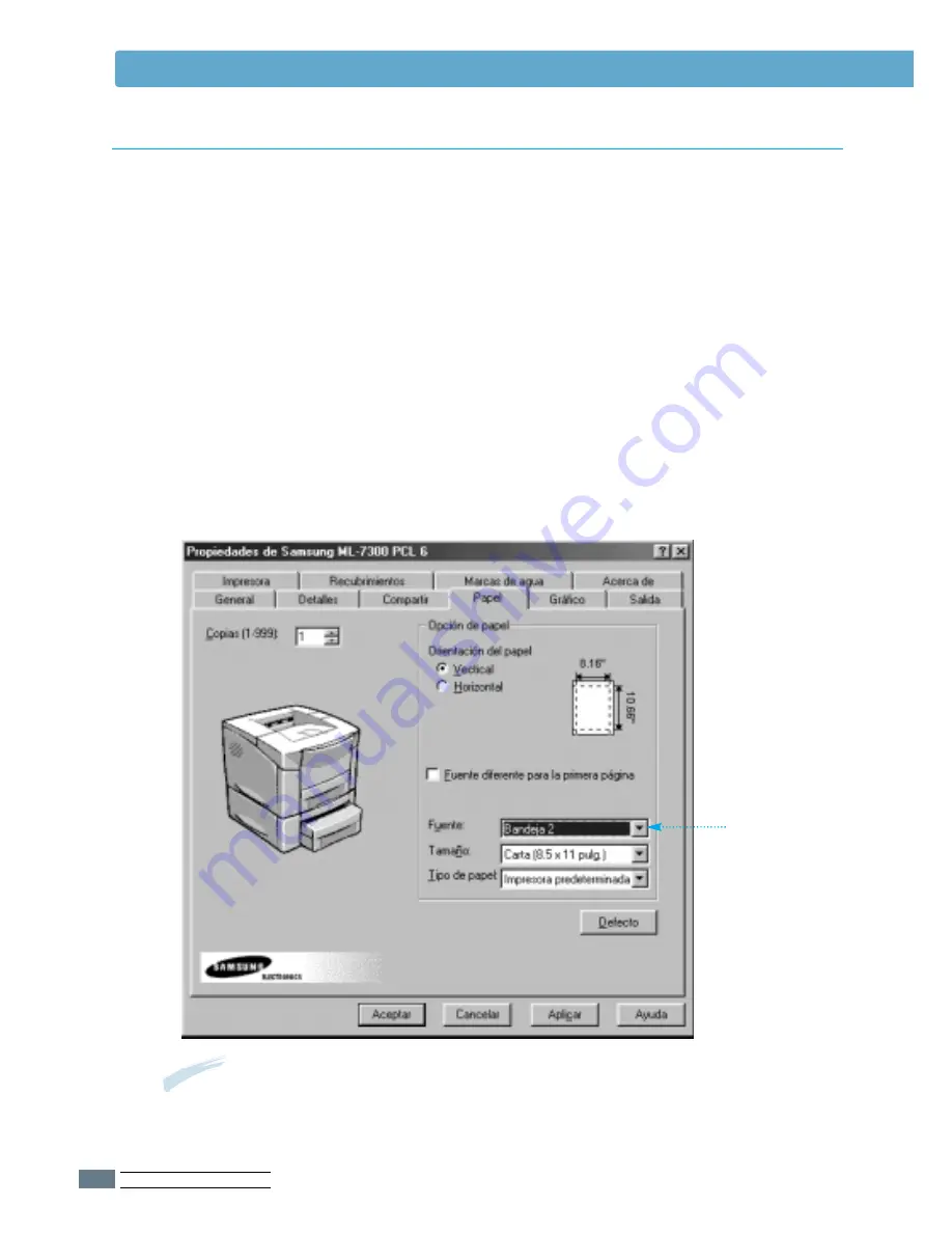 Samsung ML-7300N Manual Del Usuario Download Page 165