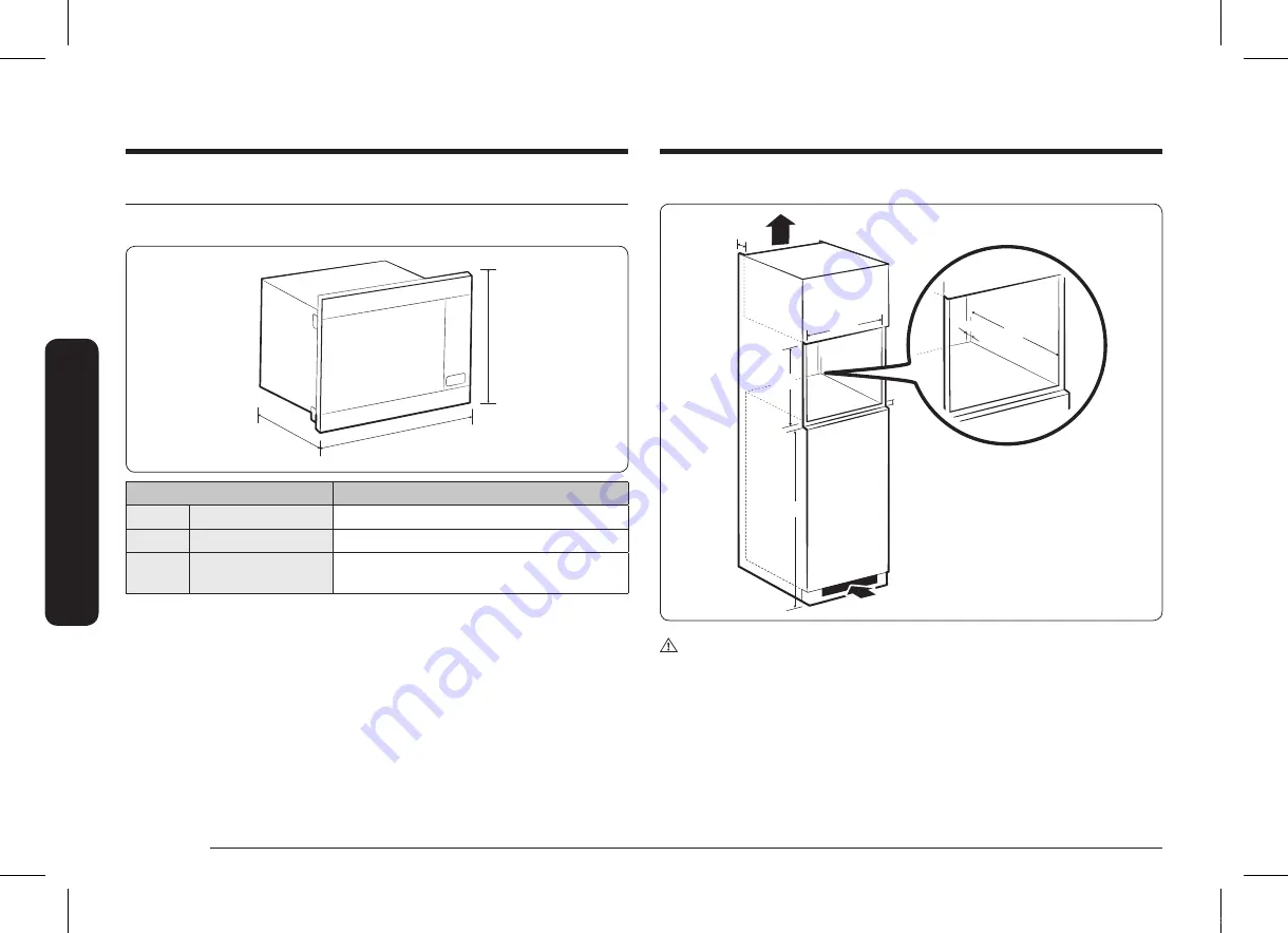 Samsung MQ8000M Installation Manual Download Page 4