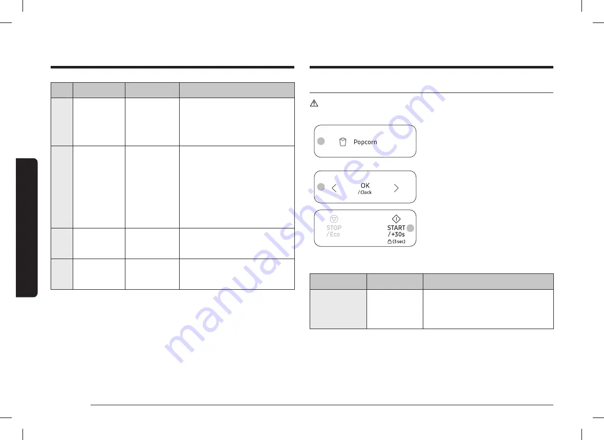 Samsung MS11T5018AP/AC User Manual Download Page 62