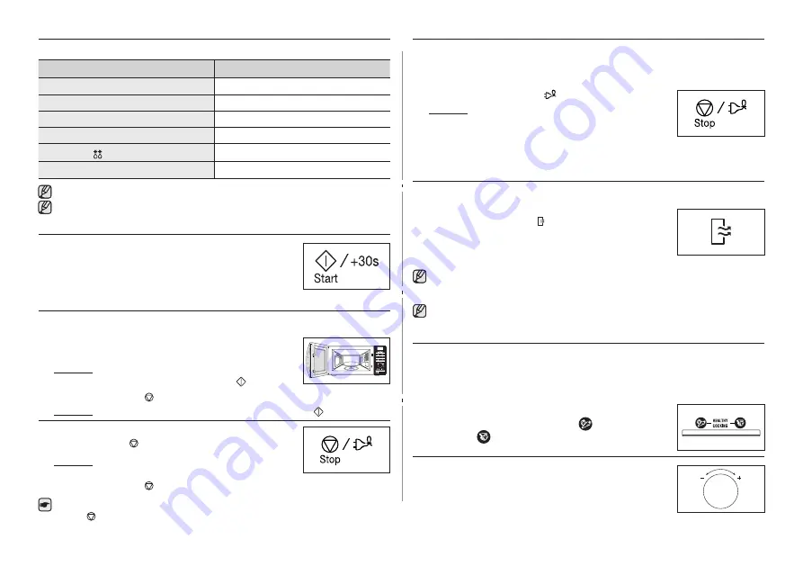 Samsung MS23F301TFK Owner'S Instructions & Cooking Manual Download Page 14