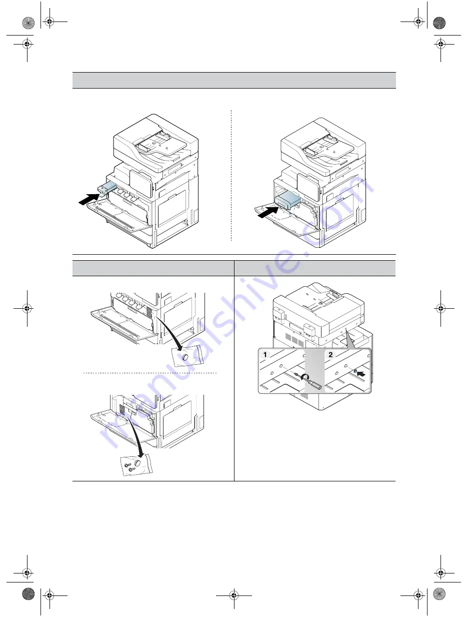 Samsung MultiXpress X422 SERIES Installation Manual Download Page 12