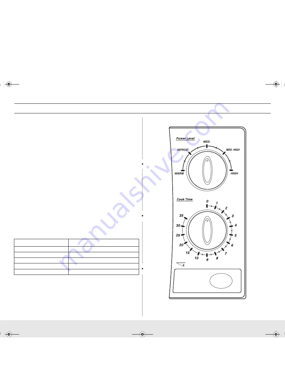 Samsung MW631WA Скачать руководство пользователя страница 7