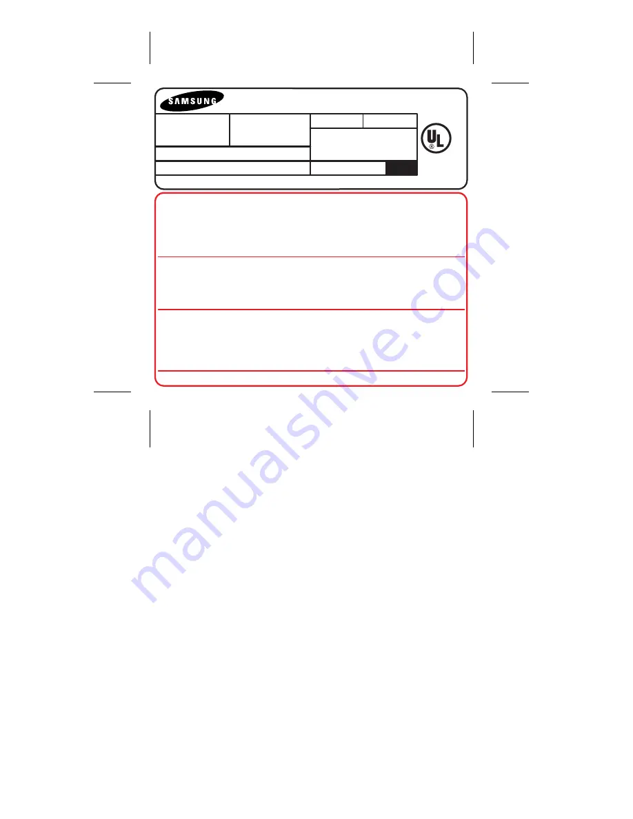 Samsung MW6886W Owner'S Instructions Manual Download Page 1