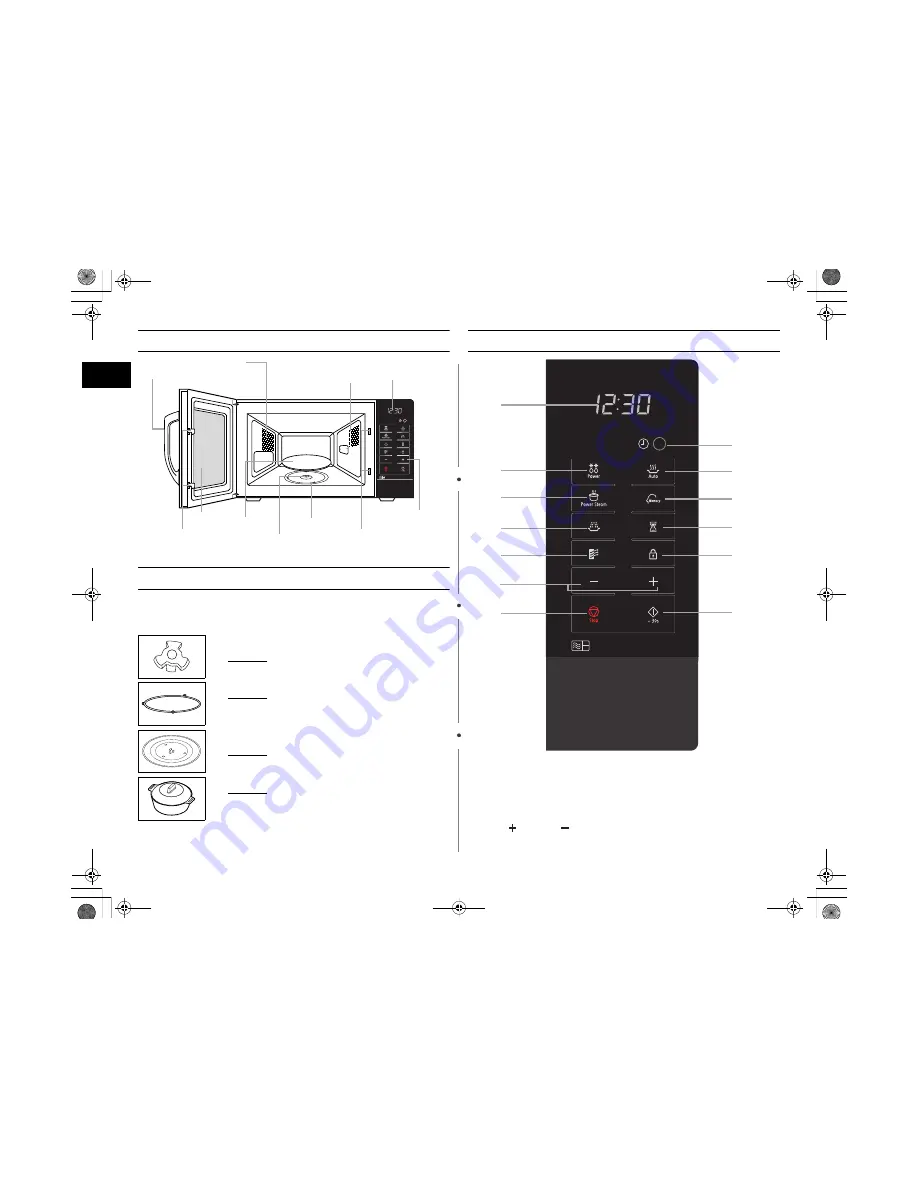 Samsung MW89M-W 23 Litres 1250W Solo Microwave Oven User Manual Download Page 2