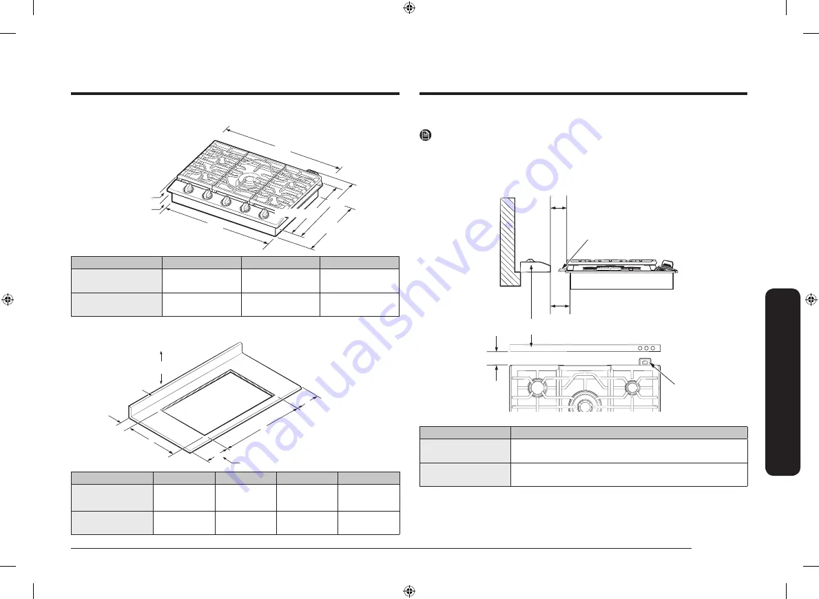 Samsung NA30N7755T Series Installation Manual Download Page 11