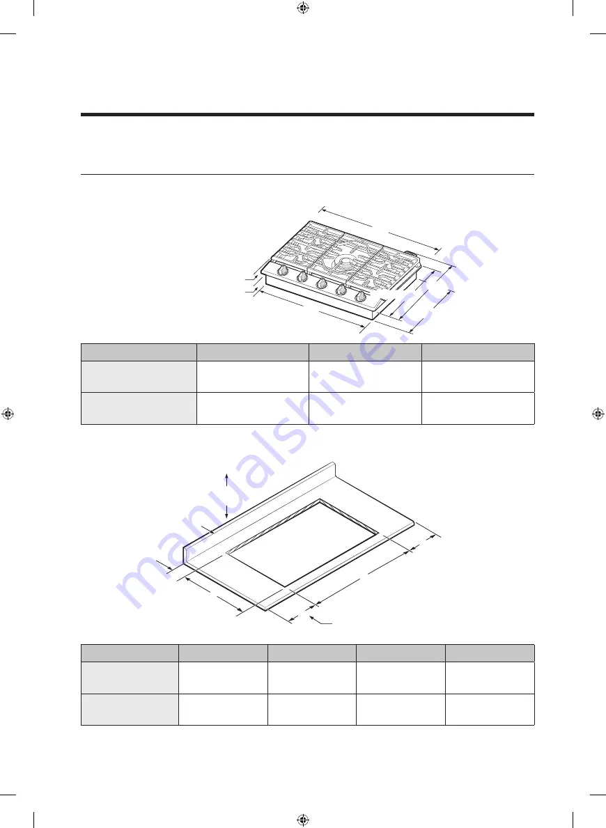 Samsung NA36N9755T Series Quick Manual Download Page 2