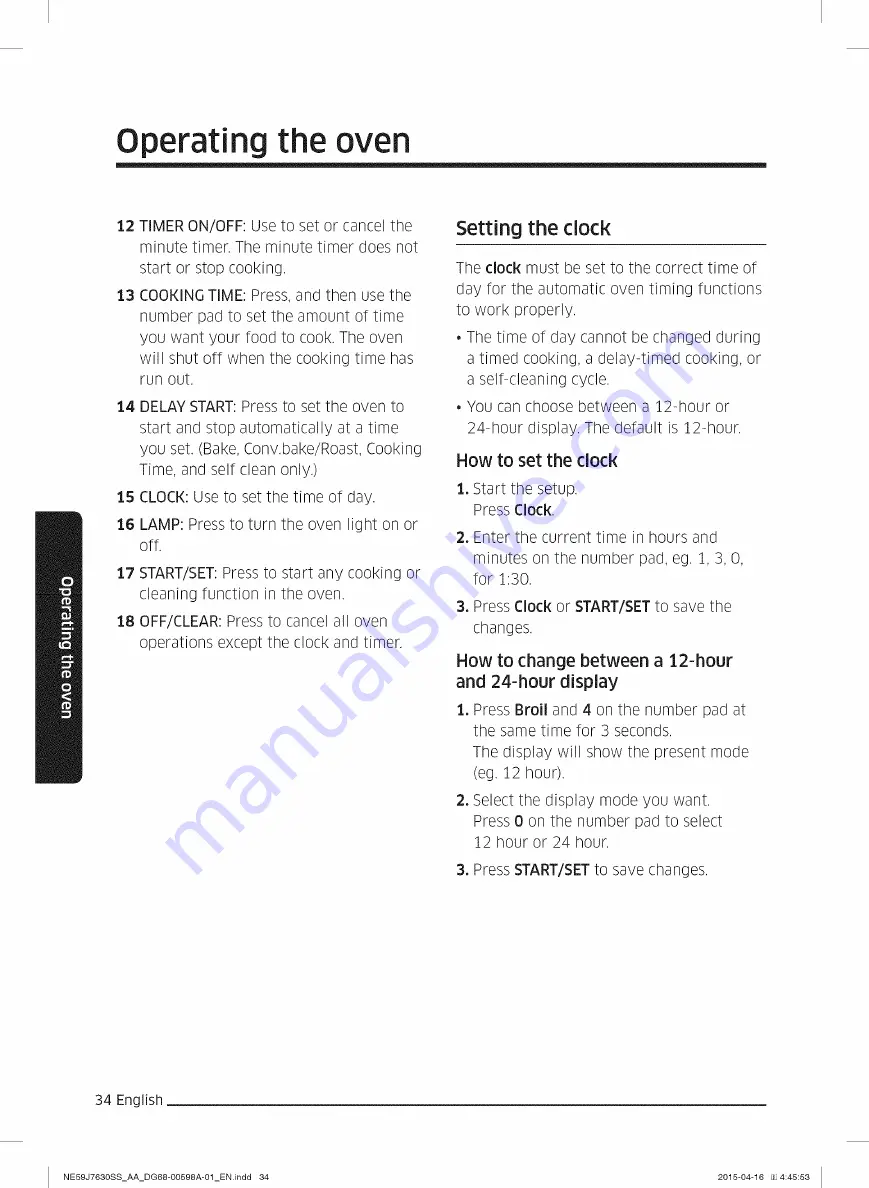 Samsung NE5937630 Series User Manual Download Page 34