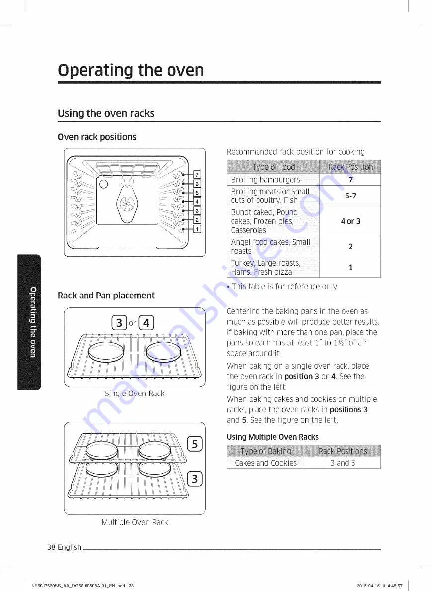 Samsung NE5937630 Series Скачать руководство пользователя страница 38