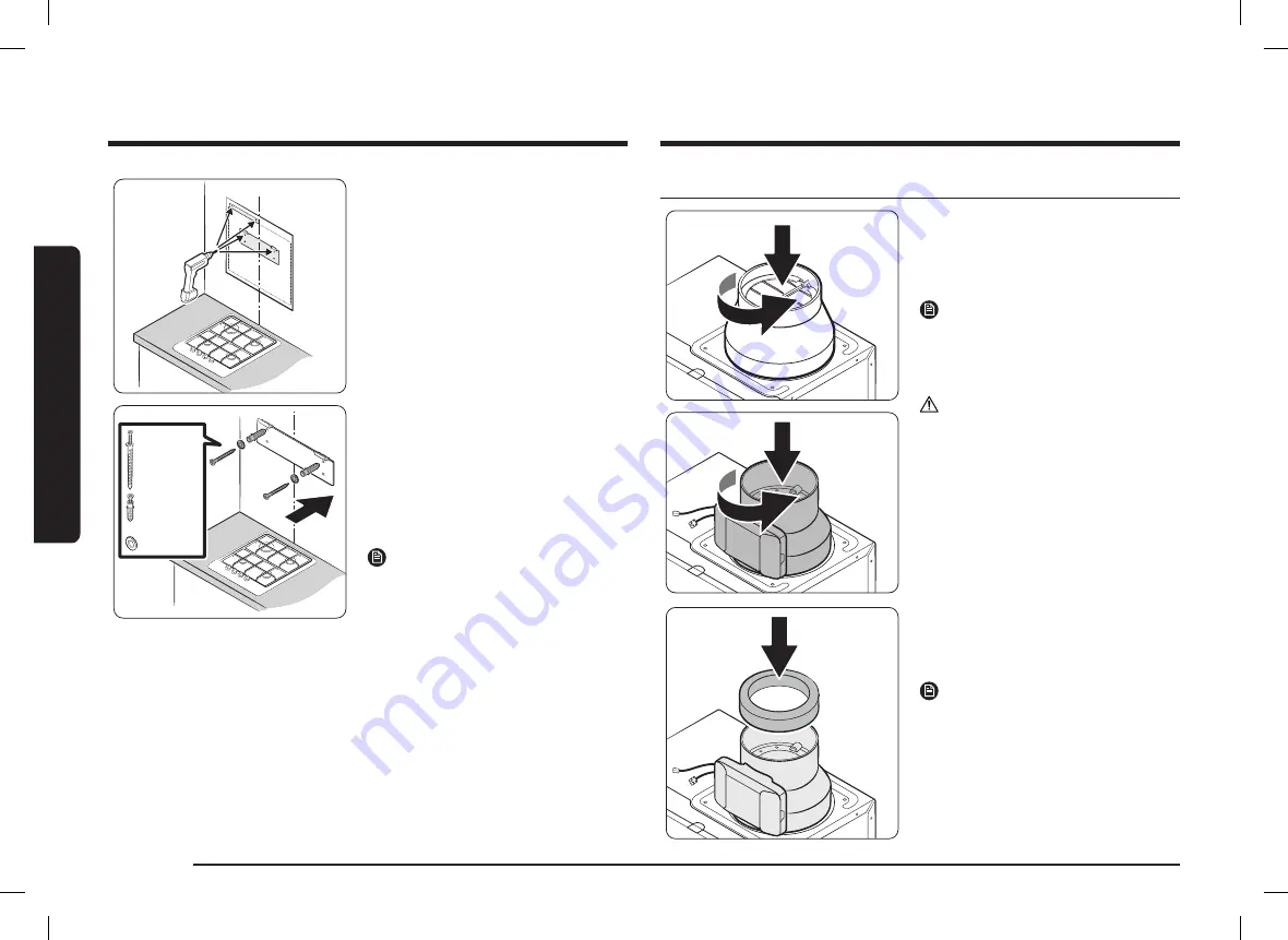 Samsung NK36CB700W Series Installation & User Manual Download Page 12