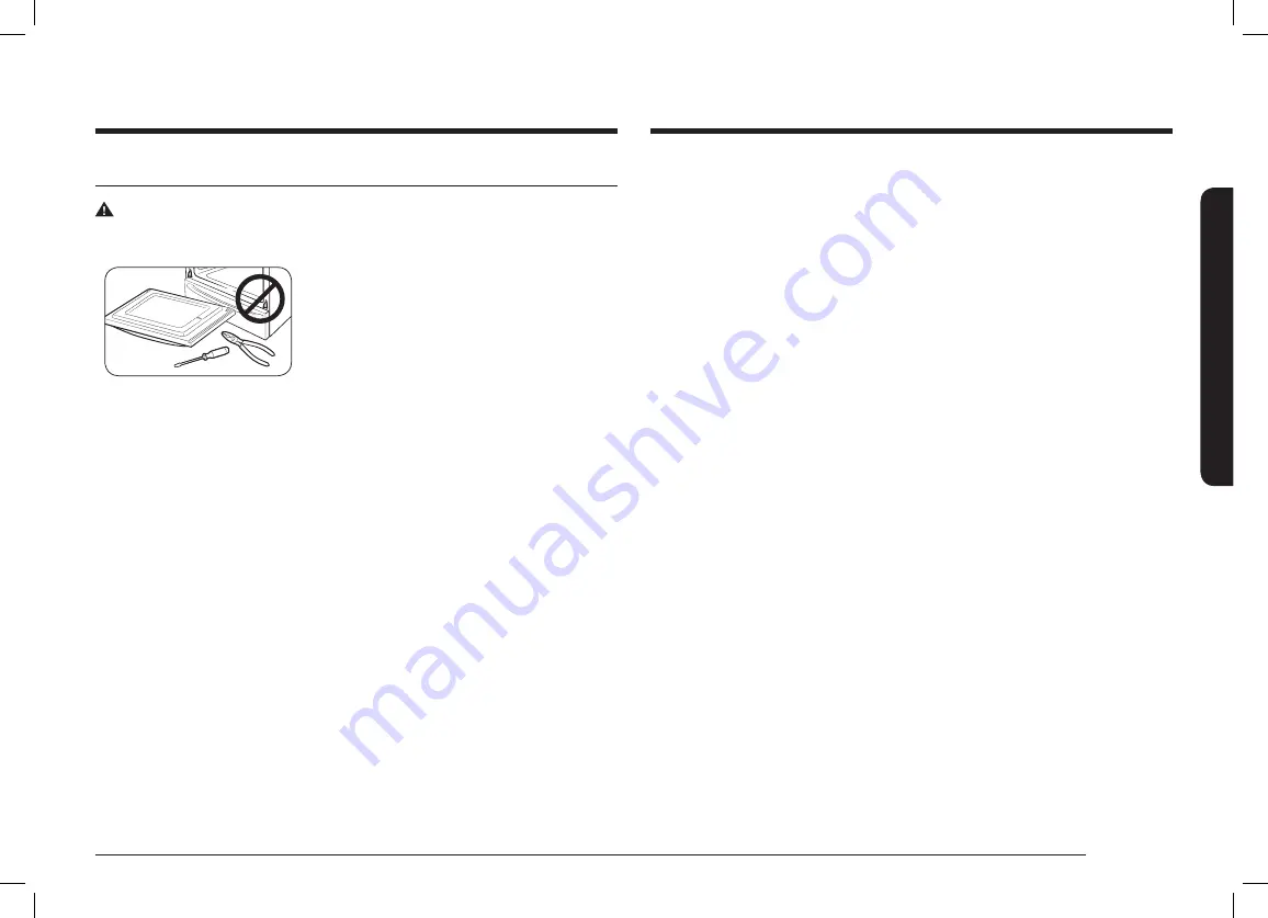 Samsung NX58M6630 Installation Manual Download Page 39