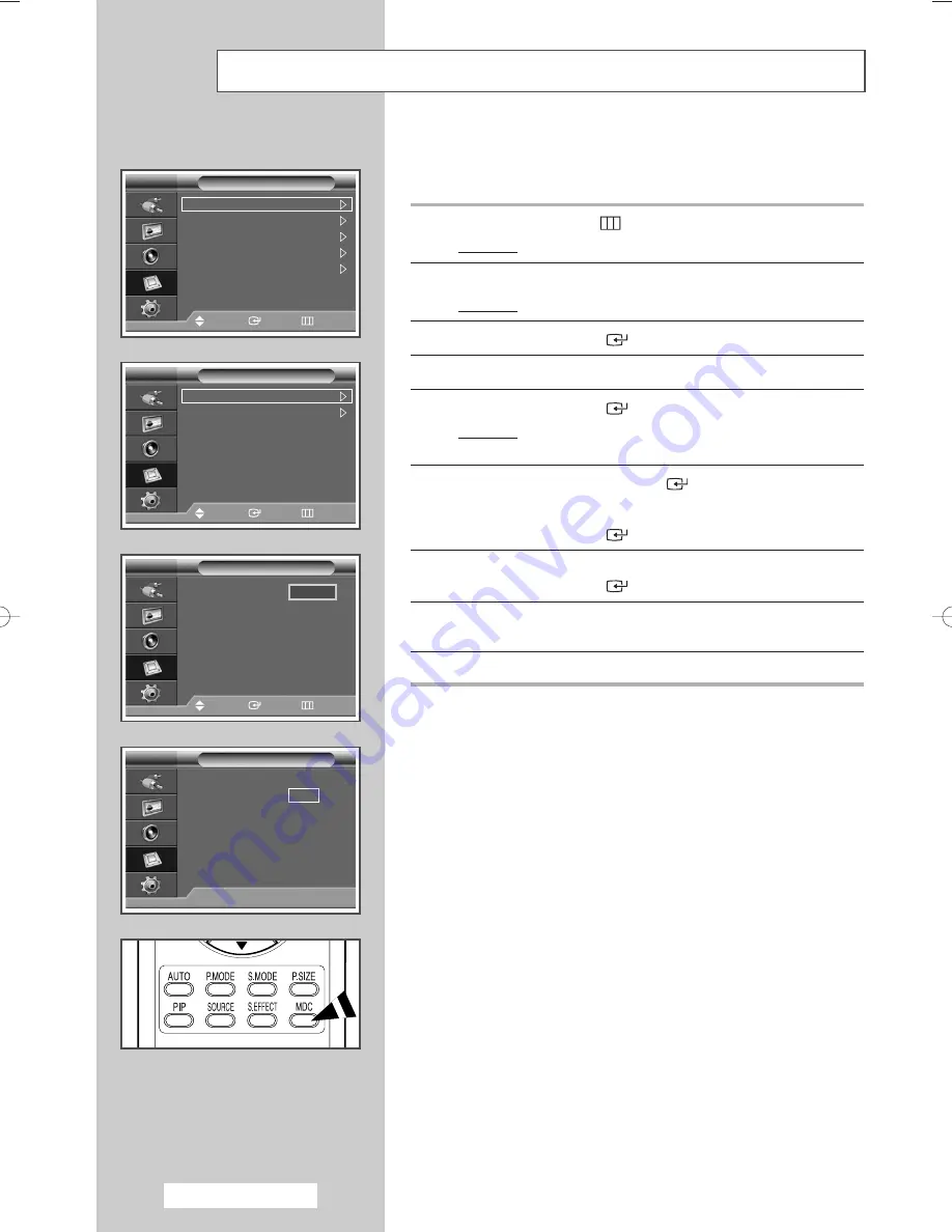 Samsung PANTALLA PDP PROFESSIONAL PPM42M6H Manual De Instrucciones Download Page 28