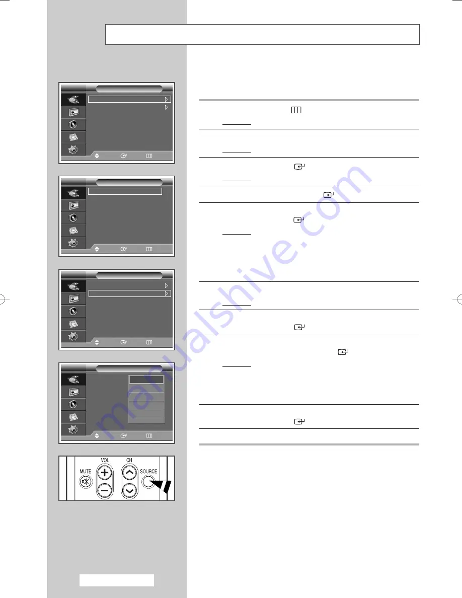 Samsung PANTALLA PDP PROFESSIONAL PPM42M6H Manual De Instrucciones Download Page 38