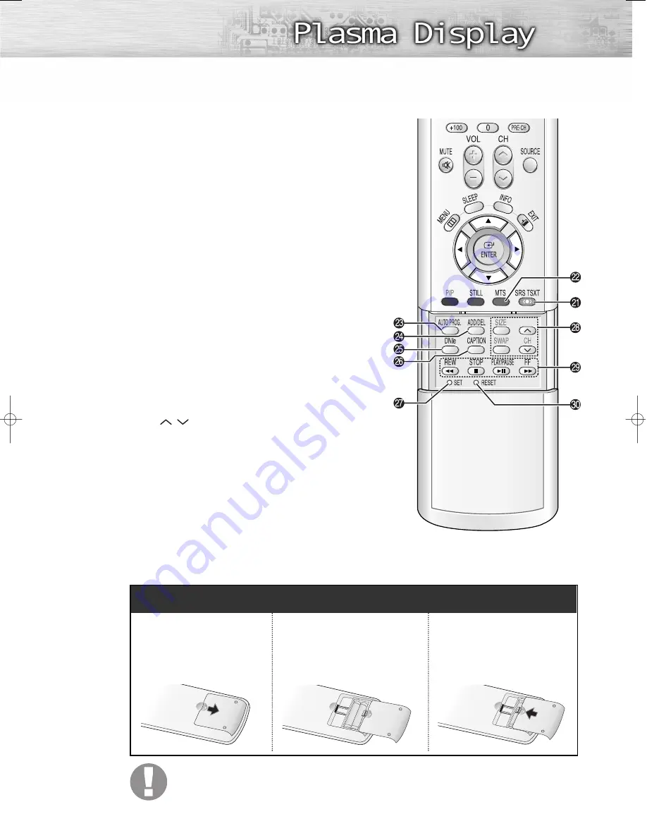 Samsung PL-50D4H Connection Manual Download Page 2