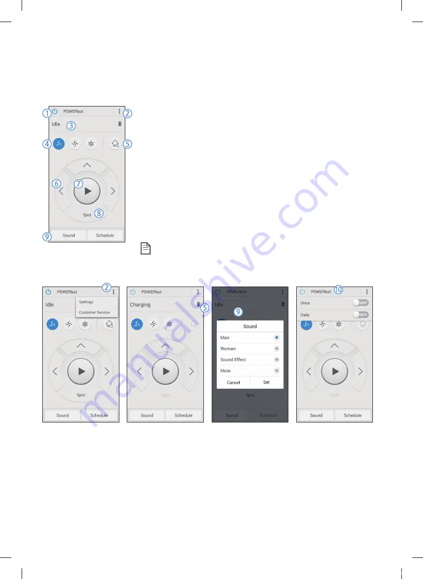 Samsung POWERbot VR20J9250U Series User Manual Download Page 135