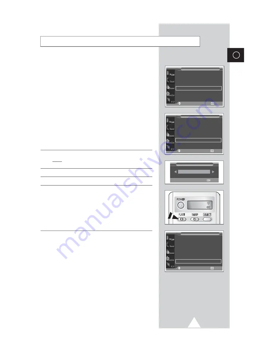 Samsung PS-42P3S Owner'S Instructions Manual Download Page 31