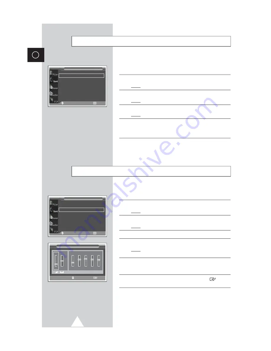 Samsung PS-42P3S Owner'S Instructions Manual Download Page 34