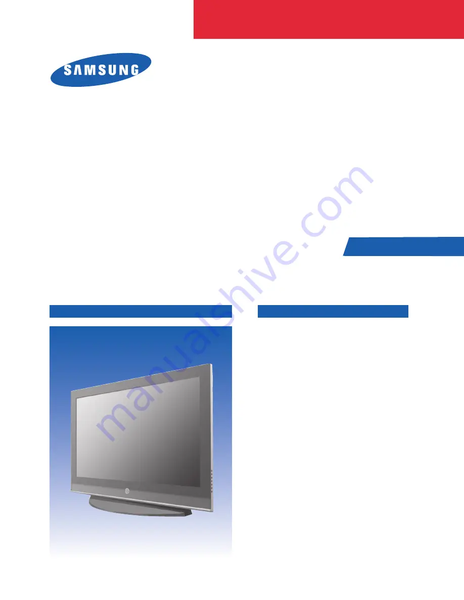 Samsung PS-50C7HR Service Manual Download Page 2