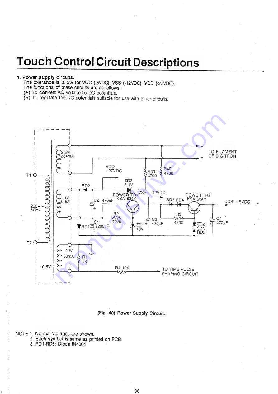 Samsung RE-1200 Service Manual Download Page 37