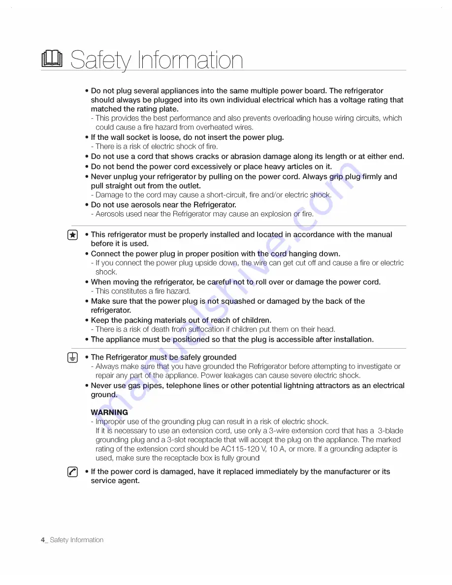 Samsung RF217AB User Manual Download Page 4