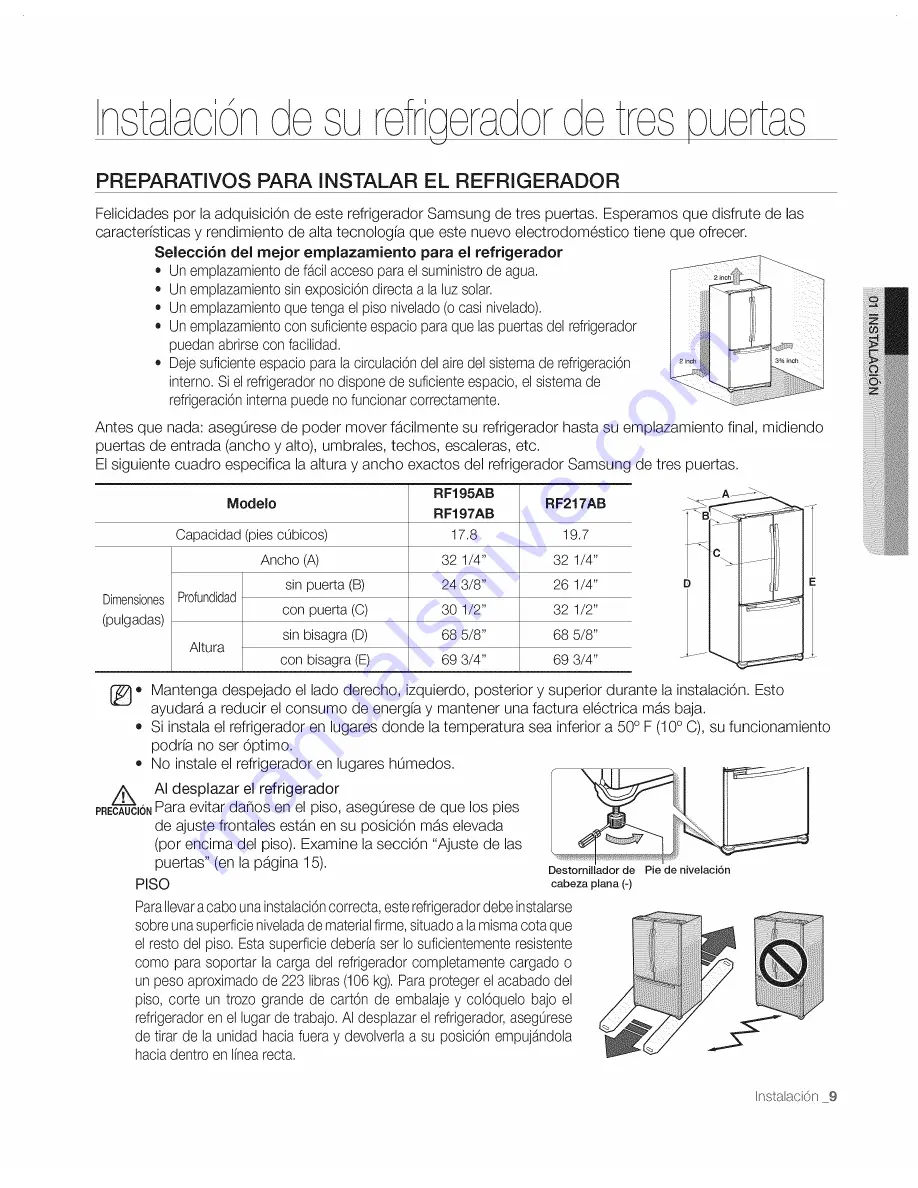 Samsung RF217AB User Manual Download Page 43