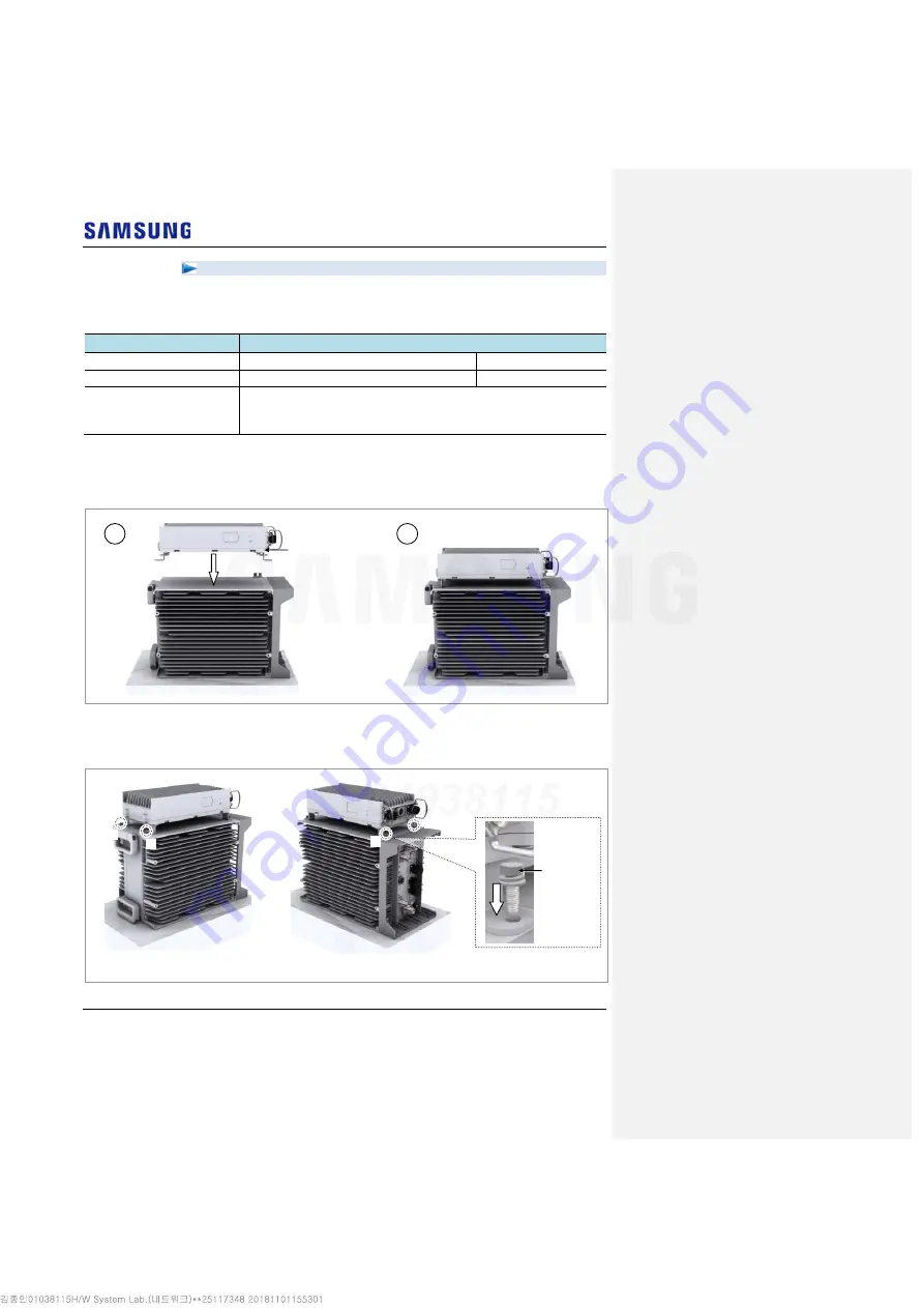 Samsung RF4402d-D1A Installation Manual Download Page 40