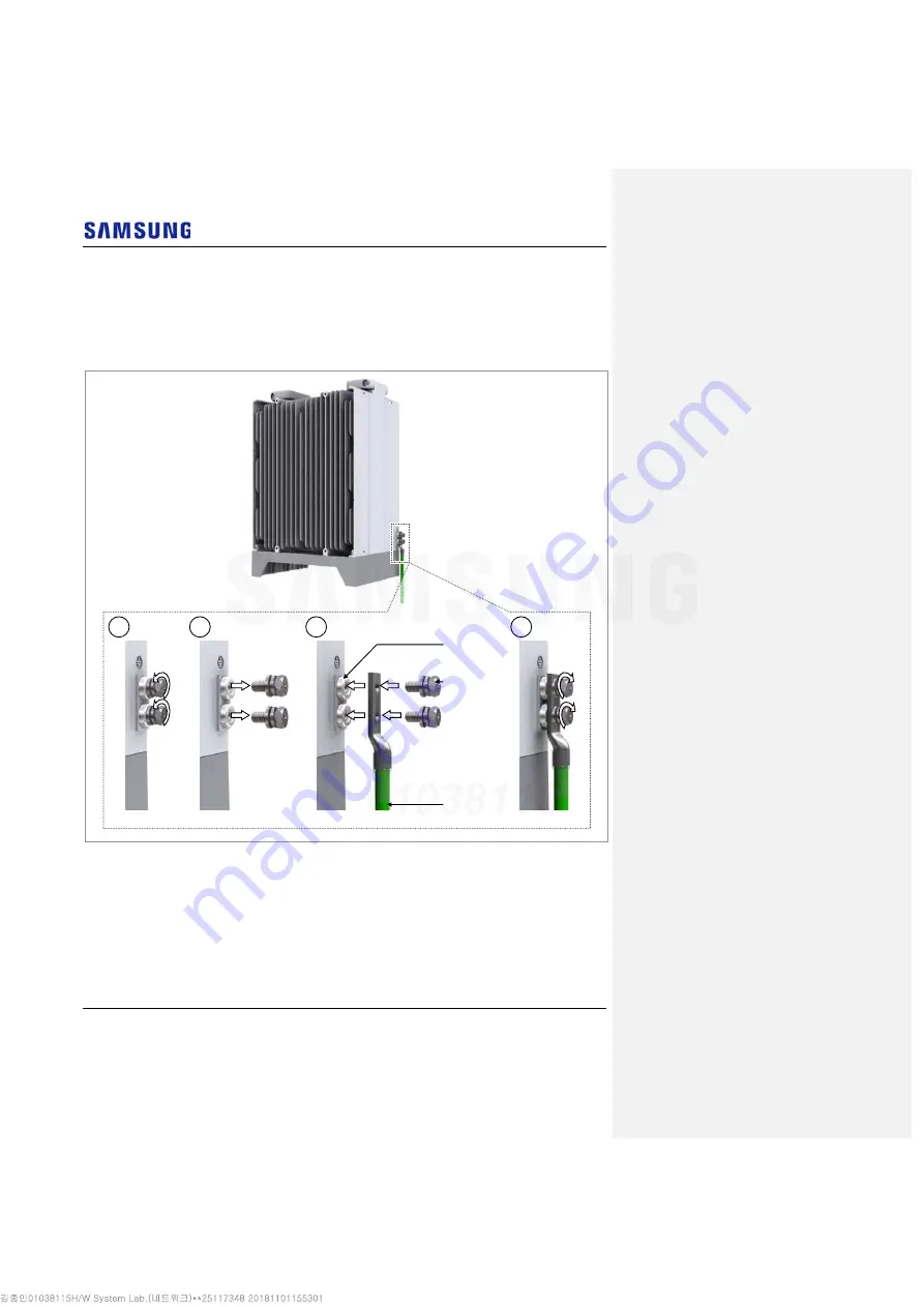 Samsung RF4402d-D1A Installation Manual Download Page 86