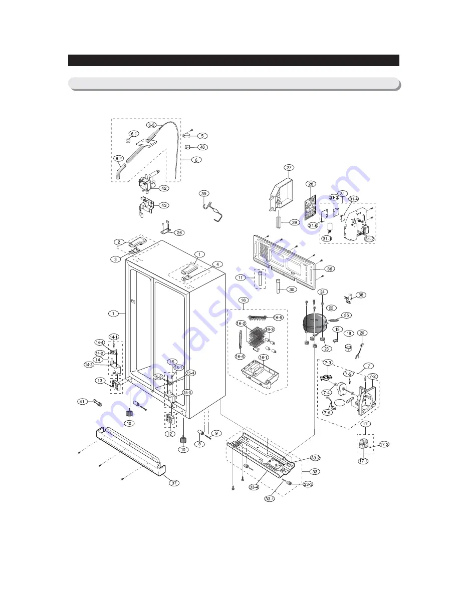 Samsung RS265BBWP Service Manual Download Page 68