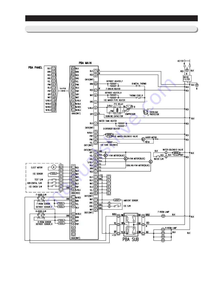 Samsung RS265BBWP Service Manual Download Page 80