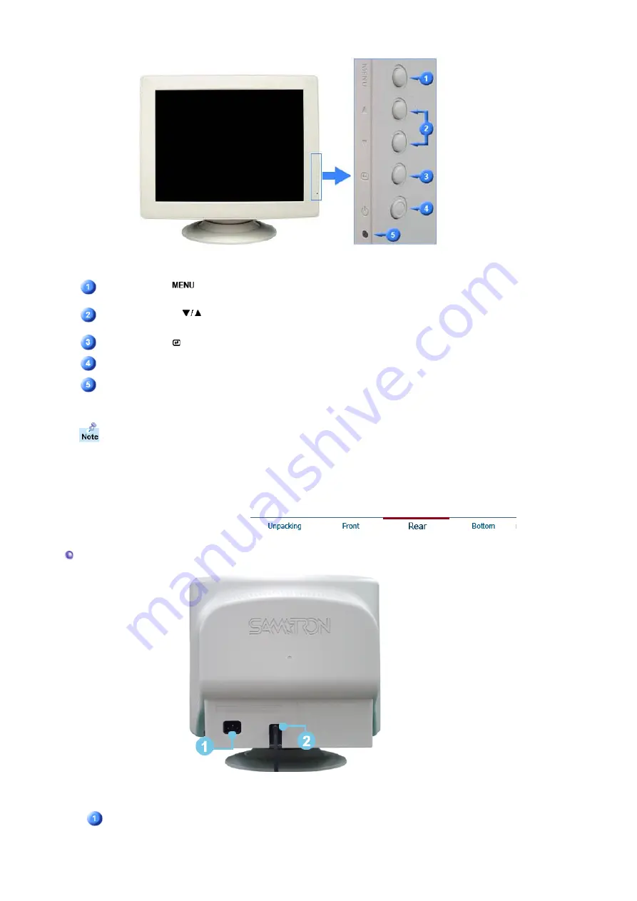 Samsung SAMTRON 58V Manual Download Page 13