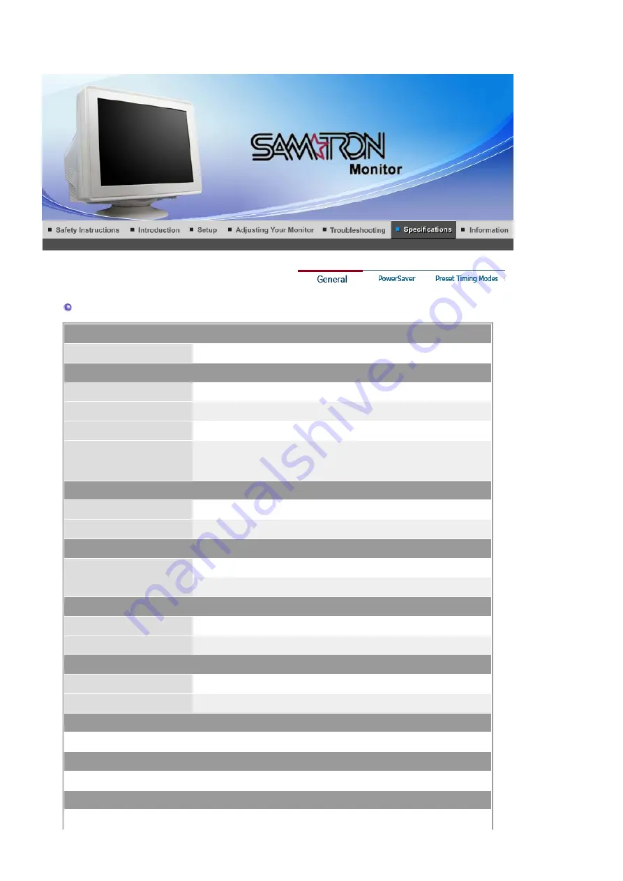 Samsung SAMTRON 58V Manual Download Page 64