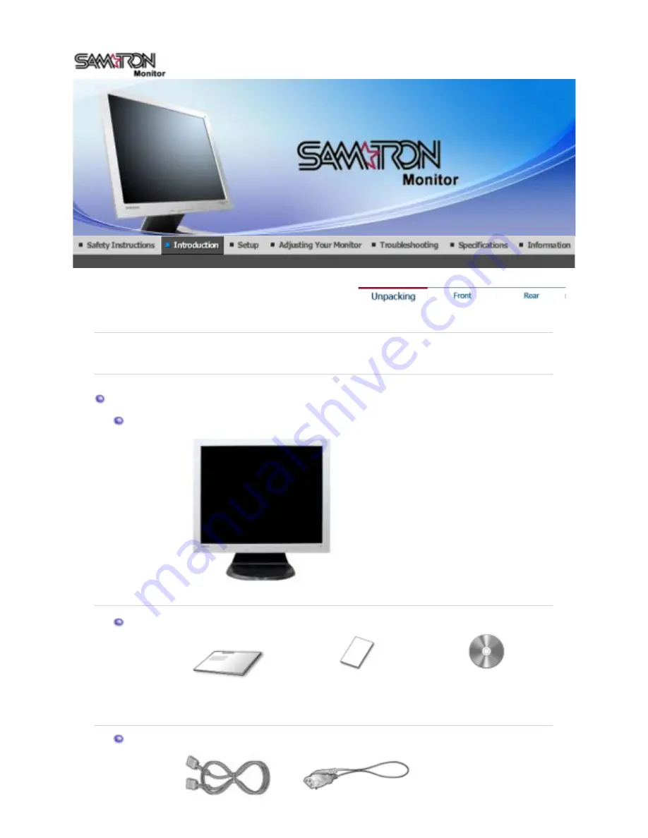 Samsung Samtron 74V Скачать руководство пользователя страница 12